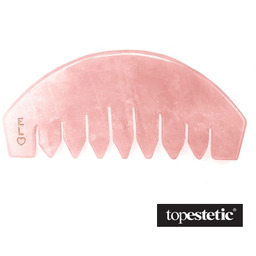 Easy Livin Grzebień z Różowego Kwarcu Wykonany ręcznie