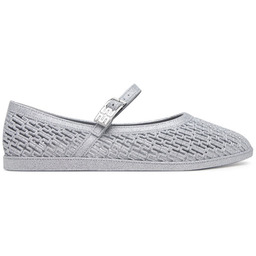 Baleriny Melissa Harper 37108 Srebrny