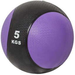 Piłka lekarska rehabilitacyjna 5 kg Crossfit guma