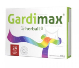 GARDIMAX HERBALL z maliną - 24 pastylki