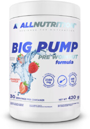 Allnutrition - Suplement Big Pump Pre-Workout truskawkowy 420