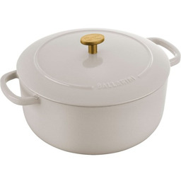Ballarini Garnek żeliwny okrągły Bellamonte 4l, 24cm, Kość