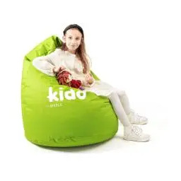 Diablo Chairs KIDO Tkanina Zielony Pufa dla dzieci