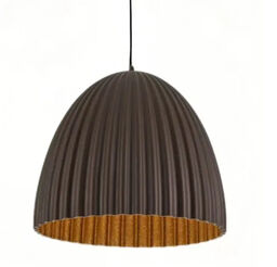 Light Prestige Ryflowana lampa wisząca Elva LP-0809/1P CF