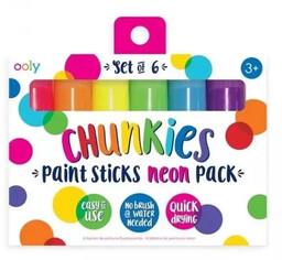 Farby w kredce Chunkies Paint Sticks Neon 6szt