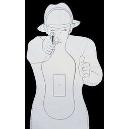 Tarcza sylwetkowa TS-9 FRANCUZ - 50 sztuk