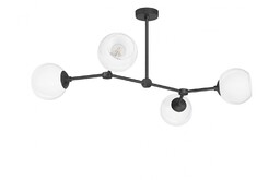 Czarny nowoczesny żyrandol GC-S4T