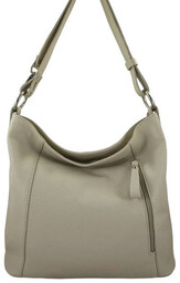 Worek skórzany BARBERINI''S j. beżowy 861-10