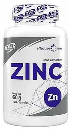 6Pak Nutrition Zinc, 90 kaps.