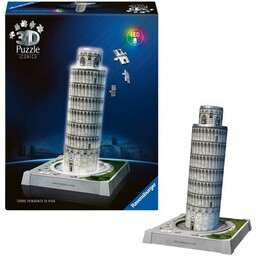 RAVENSBURGER Puzzle 3D Iconics Krzywa Wieża w Pizie