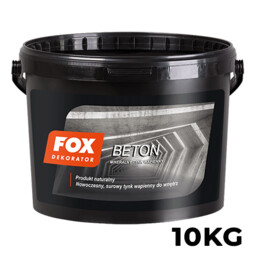 Fox Dekorator Tynk Dekoracyjny Beton 10KG