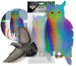 Odstraszacz ptaków sowa hologramowa SCARY OWL No Pest