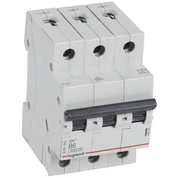Wyłącznik nadprądowy RX3 B6A 3P Legrand 419166