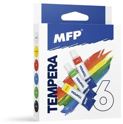 Farby tempera 12ml 6szt - MFP