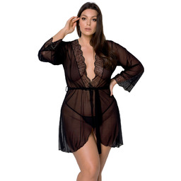 Szlafrok AMBERLY PEIGNOIR black