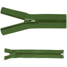 Zamek błyskawiczny #5 Rozdzielczy 45cm Oliwka 5szt