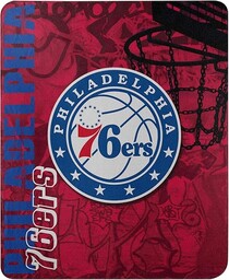 NBA Philadelphia 76ers "Hard Knocks" polarowa narzuta, 127