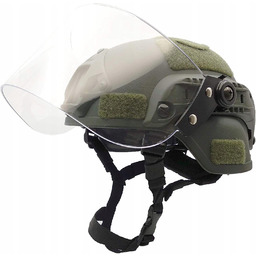 Kask Taktyczny Mich 2000 Airsoft Paintball Z Wizjerem