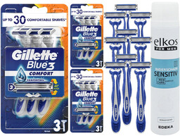 JEDNORAZOWE MASZYNKI DO GOLENIA GILLETTE BLUE 3 COMFORT