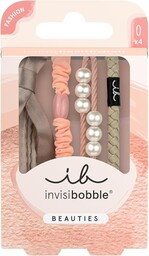 invisibobble BEAUTIES Powdery Pearl (4 sztuki) plecione spiralne