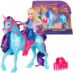 SPIN MASTER Lalka Unicorn Academy Isabel & River