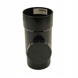 Krop Rewizja Czyszczak rury spustowej 90 mm Grafit