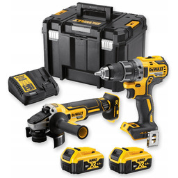DeWalt DCK2020P2T-QW Wkrętarka DCD791 Szlifierka DCG405 18V +2x
