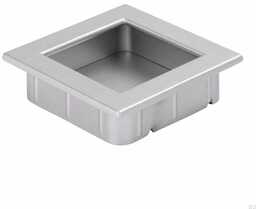 Uchwyt meblowy wpuszczany 2152 46 Aluminiowy Szczotkowany