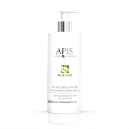 APIS Acne-Stop oczyszczające mleczko antybakt. z zieloną herbatą