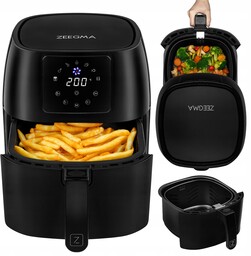 Frytkownica Beztłuszczowa Frytownica Air Fryer 4,5L Mocna 1400W