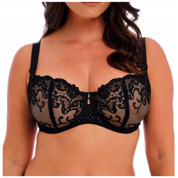 Biustonosz miękki soft stanik balkonetka FANTASIE PORTIA czarna