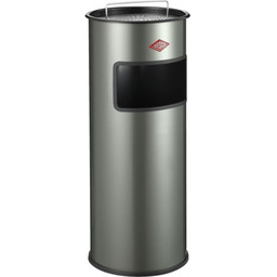 Wesco Kosz na śmieci z popielniczką n.srebrny 30l