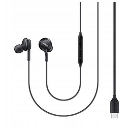 Przewodowe słuchawki dokanałowe Samsung stereo Akg na kablu