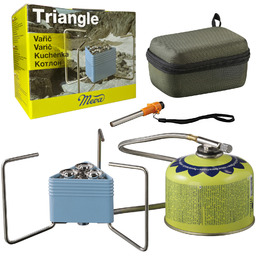 Kuchenka turystyczna na kartusze gazowe trójkąt 3 palniki