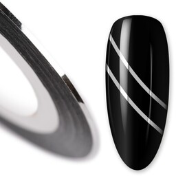 Nitka tasiemka do zdobień krążek silver Nr 1
