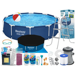 Basen Bestway 305x76 Ogrodowy Stelażowy 56679 18w1