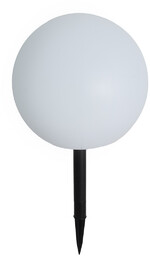 QAZQA Lampa ogrodowa biała 30 cm z wbudowanym