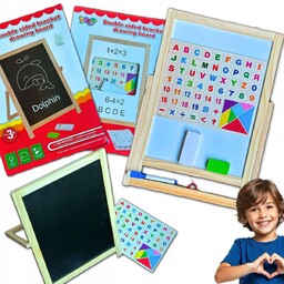 Tablica Edukacyjna 2w1  Zabawa i Nauka