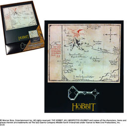 Klucz i Mapa Thorina z filmu Hobbit Noble