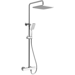 Zestaw prysznicowy z baterią termostatyczną, chrom KJ139 WAKACYJNA