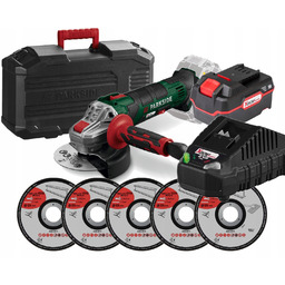 Parkside Szlifierka Pwsa 20V +Akumulator 4Ah +Ładowarka +Walizka