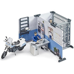 bruder 62732 - bworld posterunek policji z motocyklem