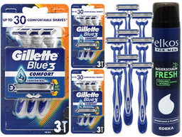 JEDNORAZOWE MASZYNKI DO GOLENIA GILLETTE BLUE 3 COMFORT