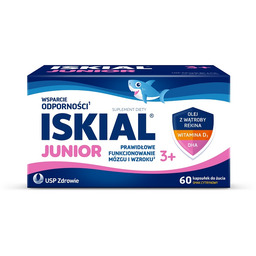 Iskial Junior, 60 kapsułek do żucia