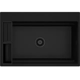 Deante Magnetic ZRM_N10B Granitowy Nero Zlewozmywak prostokątny
