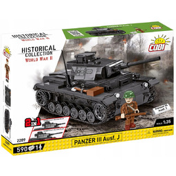 Klocki Cobi 2289 Czołg Panzer III Ausf.j Wojskowy