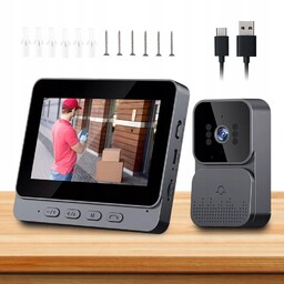 Dzwonek Bezprzewodowy Kamera Wideo Domofon Z Wizja Nocna