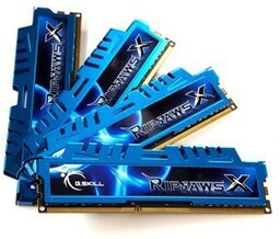 G.SKILL DDR3 32GB (4x8GB) RipjawsX X79 1600MHz CL9