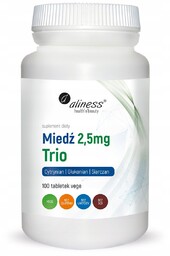 Miedź trio 2,5 mg x 100 vege tab