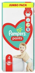 Pampers Pants 4 9-15kg, 52sztuki